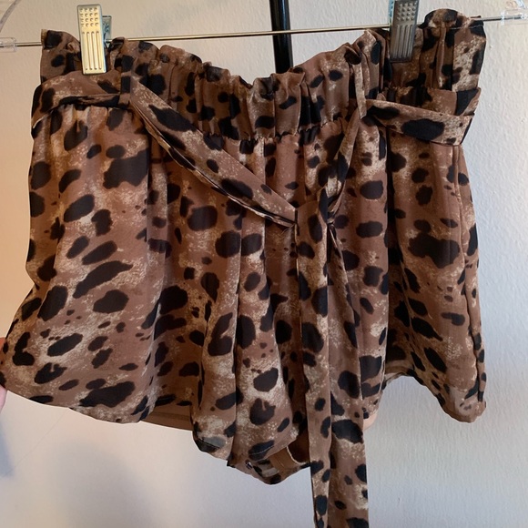 Leopard Print Shorts - Picture 1 of 1